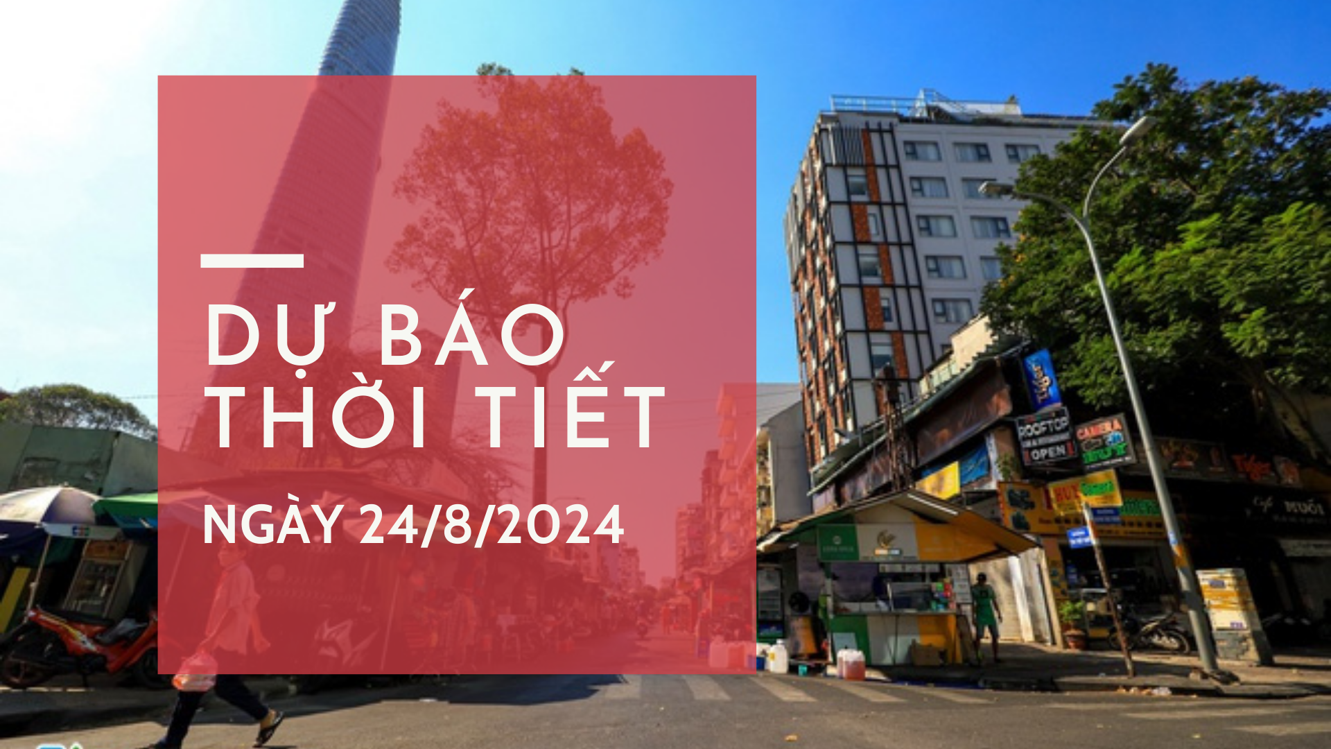 Dự báo thời tiết ngày 24/8/2024: TPHCM trời nắng, nhiệt độ giảm nhẹ