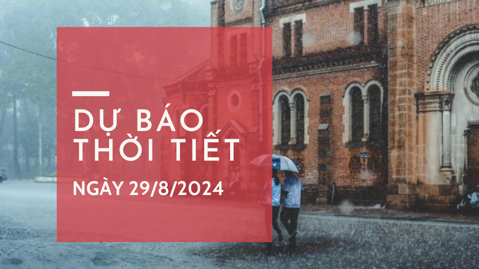 Dự báo thời tiết ngày 29/8/2024: TPHCM và Nam Bộ có mưa to đến rất to