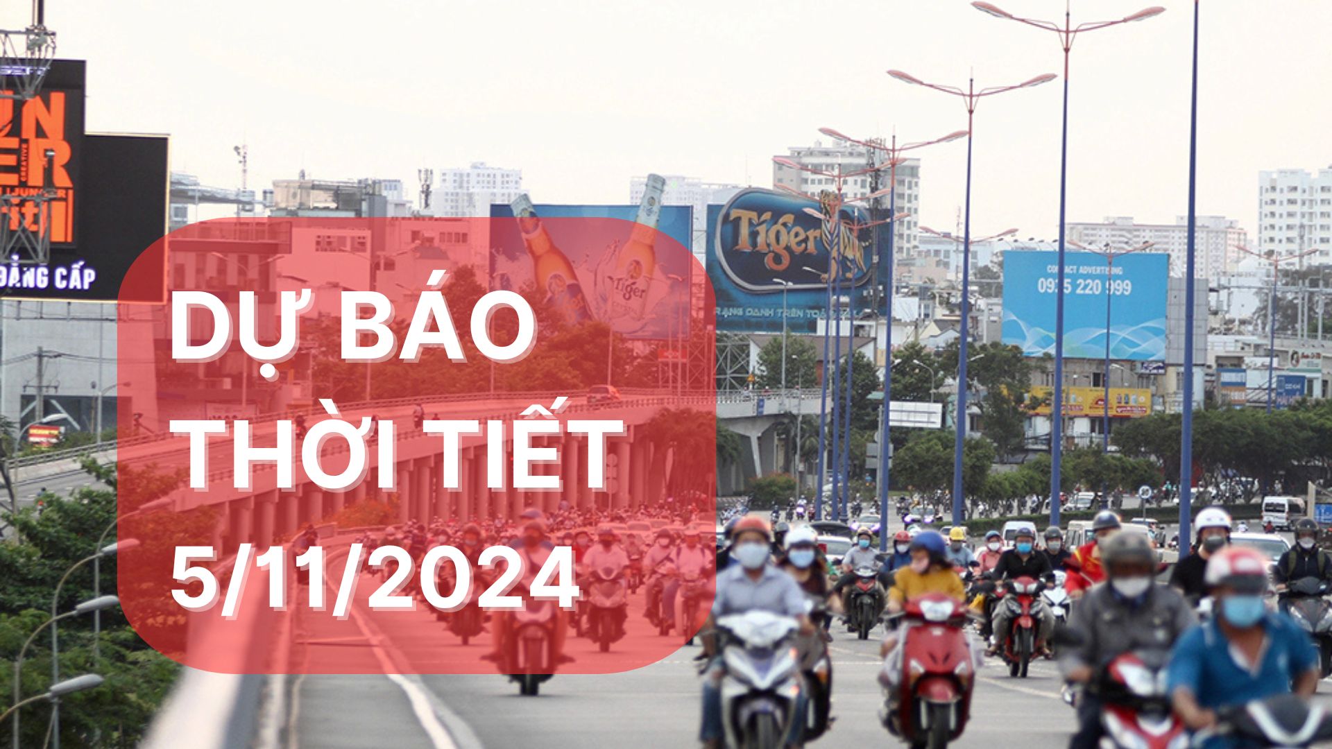 Dự báo thời tiết ngày 5/11/2024: TPHCM ngày nắng, chiều tối có mưa dông