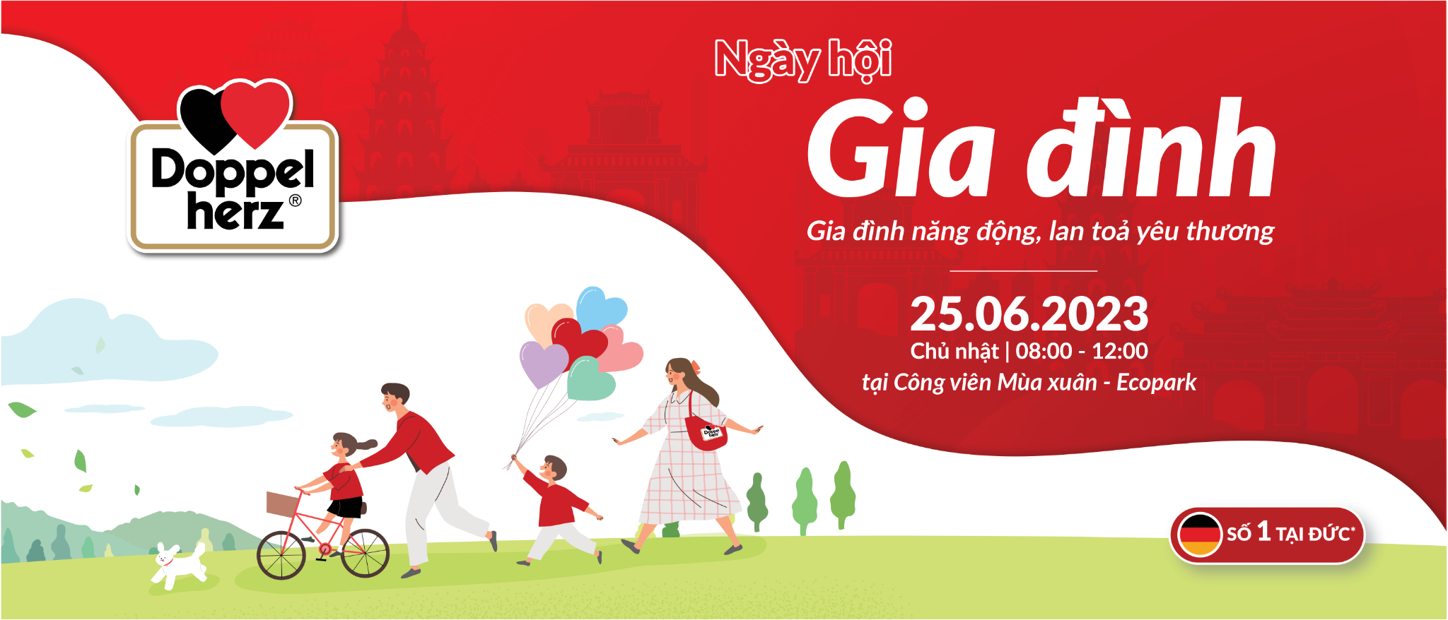 Doppelherz kính mời khách hàng tham dự sự kiện "Ngày hội gia đình"