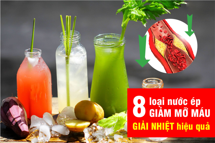 8 nước uống giảm mỡ máu, giải nhiệt cho mùa hè
