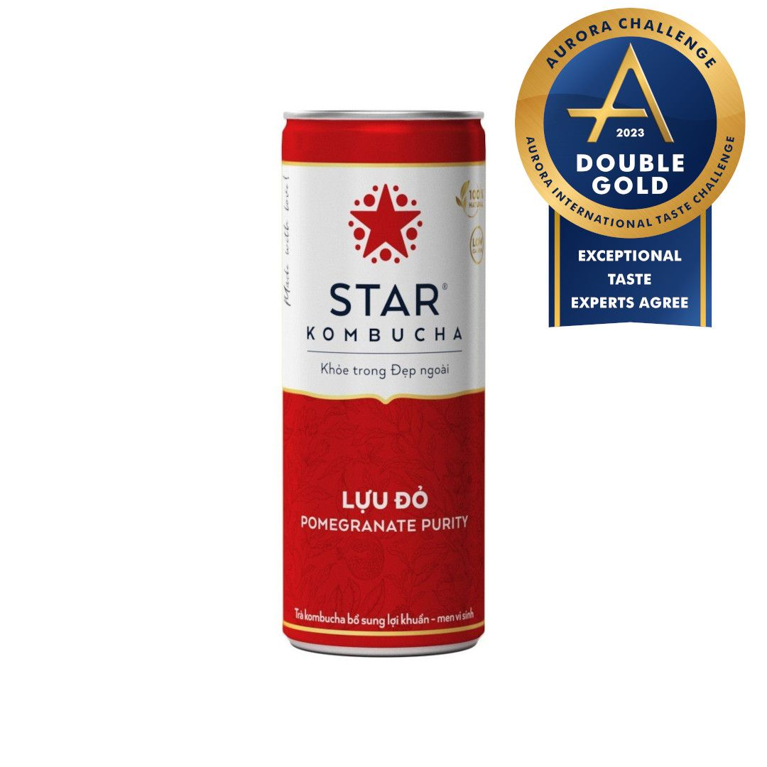 Star Kombucha nhận giải vàng kép tại AITC cho đồ uống không cồn có hương vị ngon nhất thế giới
