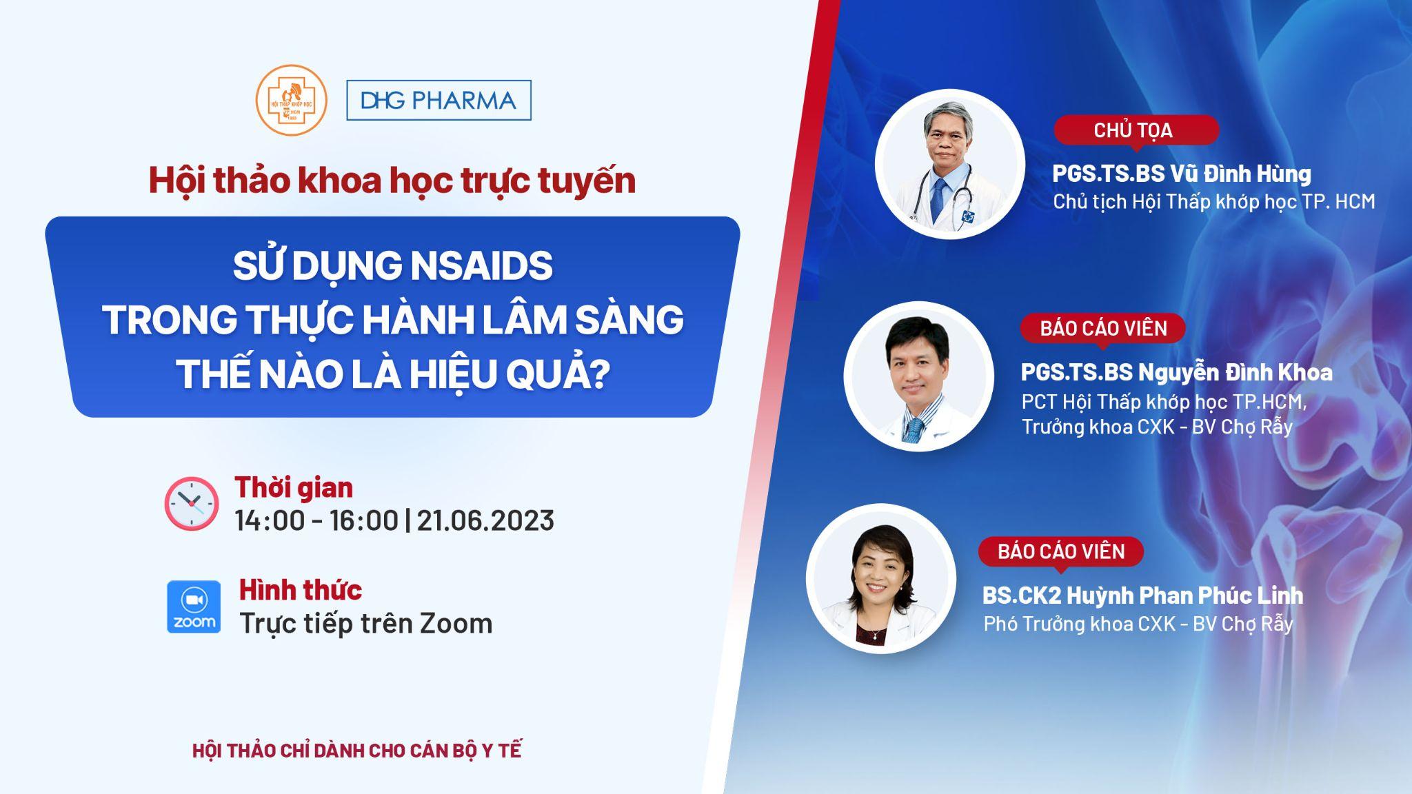 CME trực tuyến: Sử dụng NSAIDs trong thực hành lâm sàng thế nào là hiệu quả?