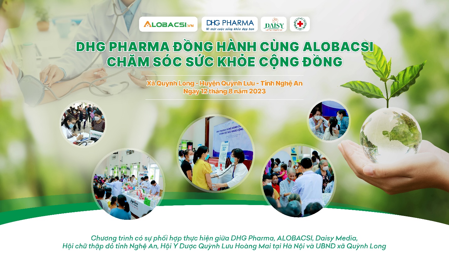 Dược Hậu Giang chăm sóc sức khỏe cộng đồng tại Nghệ An - kỷ niệm 49 năm thành lập