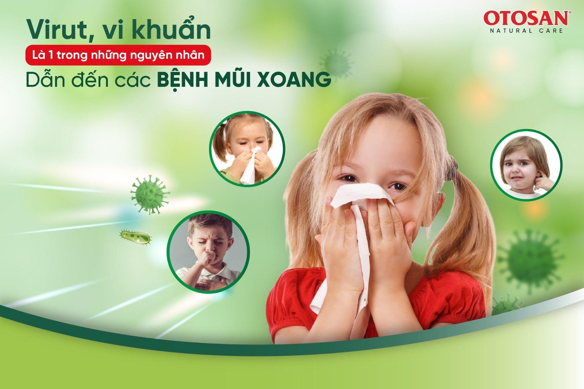 Xịt mũi xoang Otosan – Bảo vệ mũi xoang toàn diện cho trẻ và cả gia đình