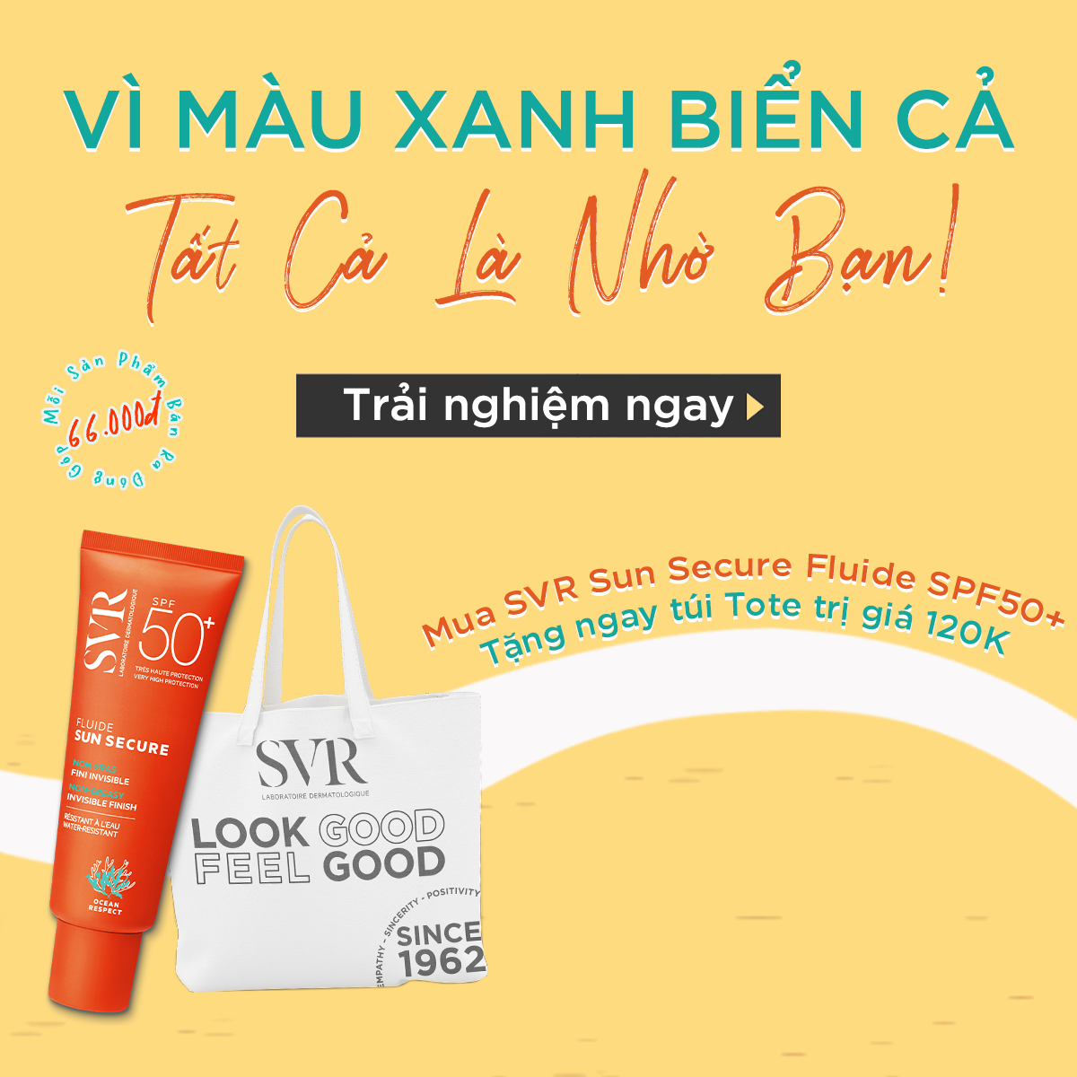 Chung tay bảo vệ môi trường biển cùng chiến dịch "Protect your skin - Protect the ocean - vì màu xanh biển cả"
